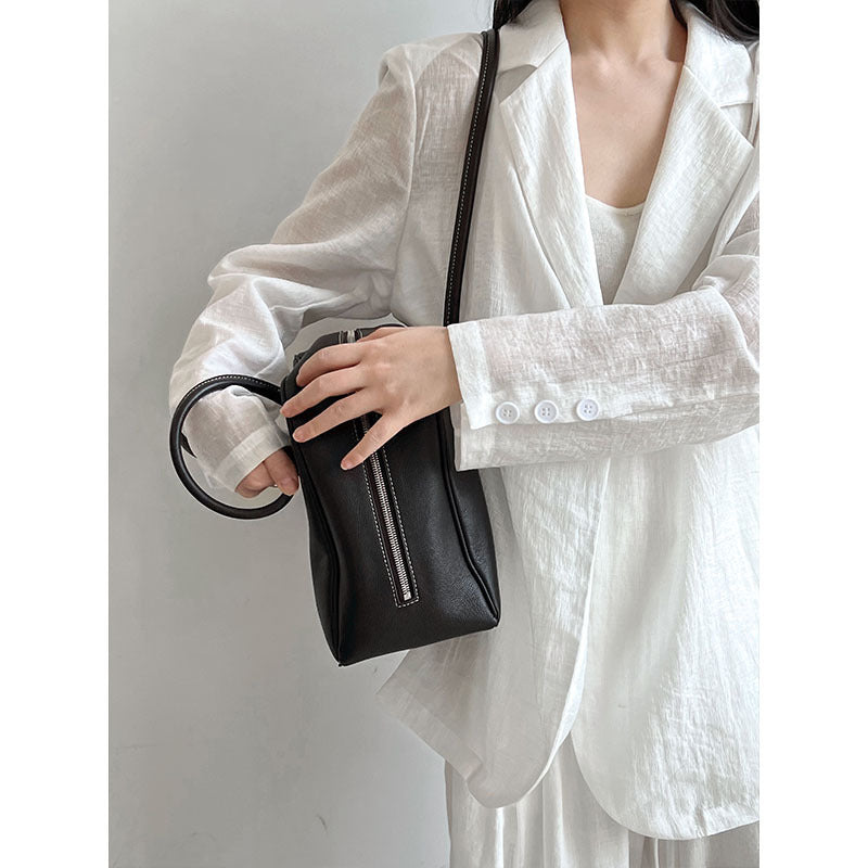 Imitation Linen~Japanese Style Casual One-Button Suit Jacket for Women Summer New Style Light Sun Protection Outer Top 3577