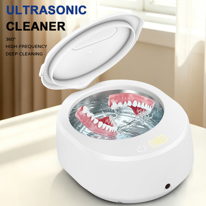 Cross-Border Amazon Ultrasonic Denture Cleaning Machine Uv Ultraviolet Ultrasonic Cleaning Machine Household Jewelry Braces