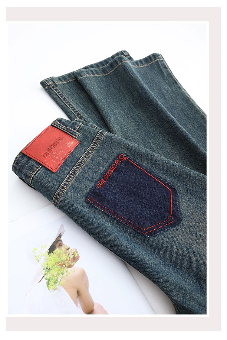 Autumn and Winter Narrow Wide-Leg Pants for Women, Loose High-Waisted Drape Versatile Floor-Length Pants, Slimming Straight-Leg Trousers Wholesale Dropshipping