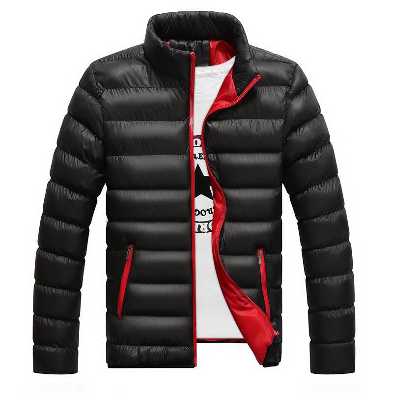 Original Foreign Trade Autumn and Winter Thickened Sports Cotton Jacket for Men, Stand Collar Cardigan, Outdoor Cotton-Padded Jacket, Casual Coat, Warm Cotton Clothing Wholesale