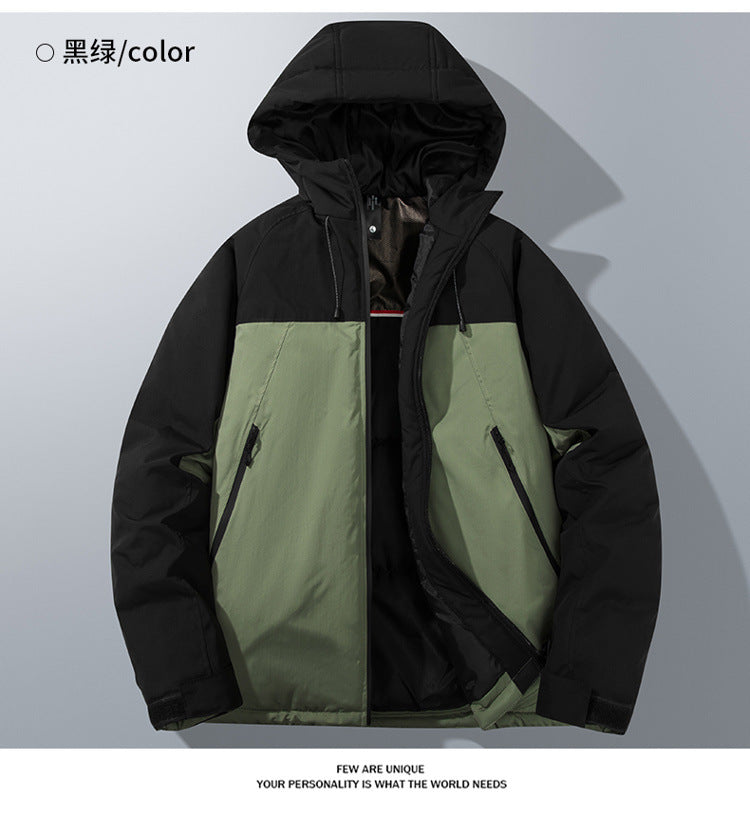 Autumn and Winter New Graphene Cotton Coat Couple's Same Style Windproof Waterproof Loose Casual Hooded Thickened Jacket