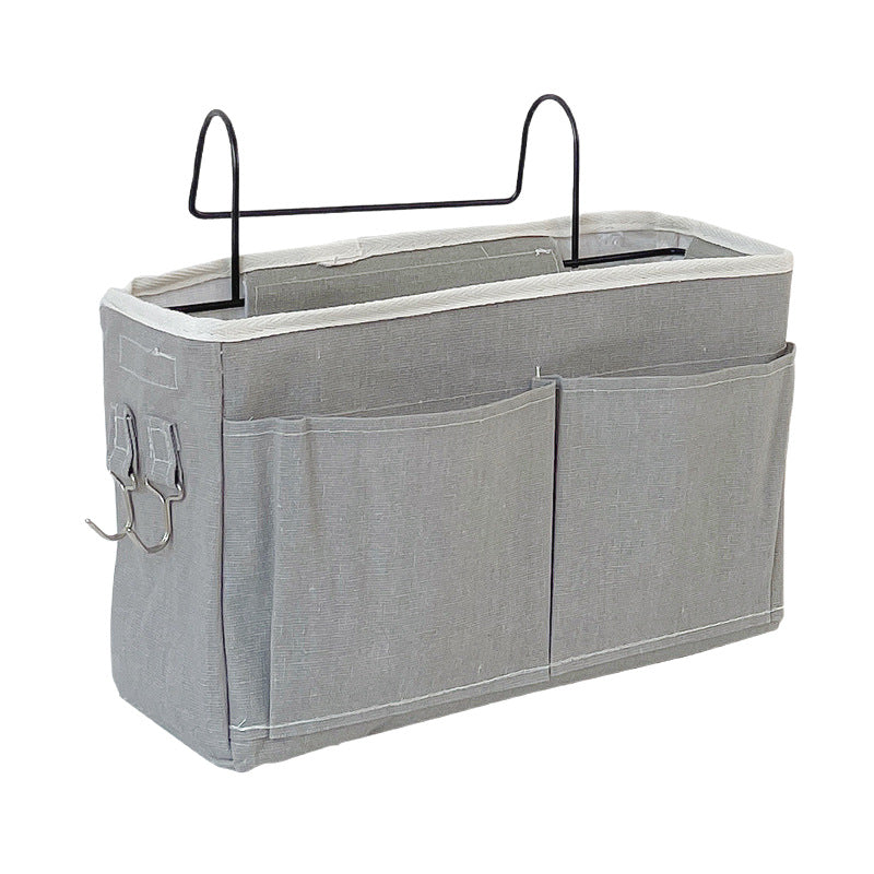 Bedside Storage Hanging Bag Dormitory Upper Bed Bedside Storage Rack College Students' Female Dormitory Bed Mobile Phone Hanging Basket Fabric Bag