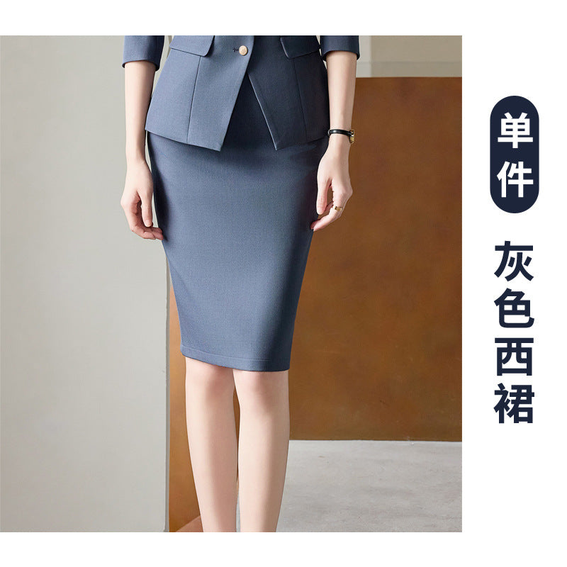 Suit Suit for Women Spring & Fall New Fashion Elegant Goddess Style Professional Wear Formal Wear Beauty Salon Jewelry Store Work Clothes