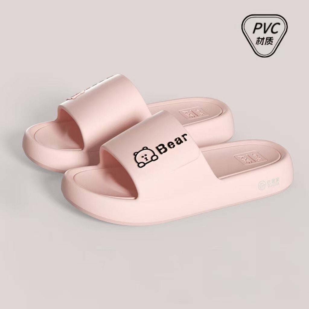 2025 New Summer Fashionable Simple and Comfortable Outfit Indoor Household Anti-slip Deodorant Slippers for Women