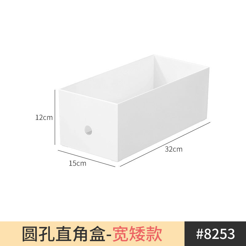 Multifunctional Household Kitchen Cabinet Storage Box Sundries Snack Storage Box Right Angle Storage Basket Cosmetics Storage Box