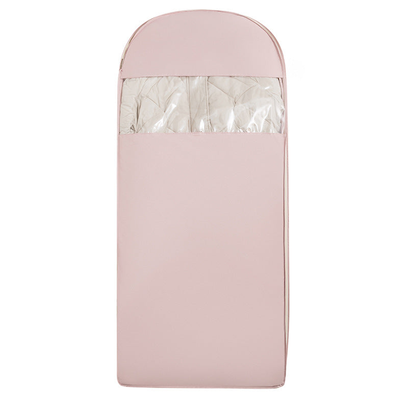 Down Jacket Dust Cover Hanging Household Wardrobe Clothes Dust Storage Bag Long Coat down Jacket Transparent Cover