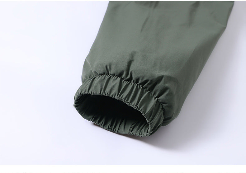 2024 Autumn and Winter New Cross-Border Men's Cotton Jacket Large Size Comfortable Fleece-Lined Warm Coat with Detachable Hood