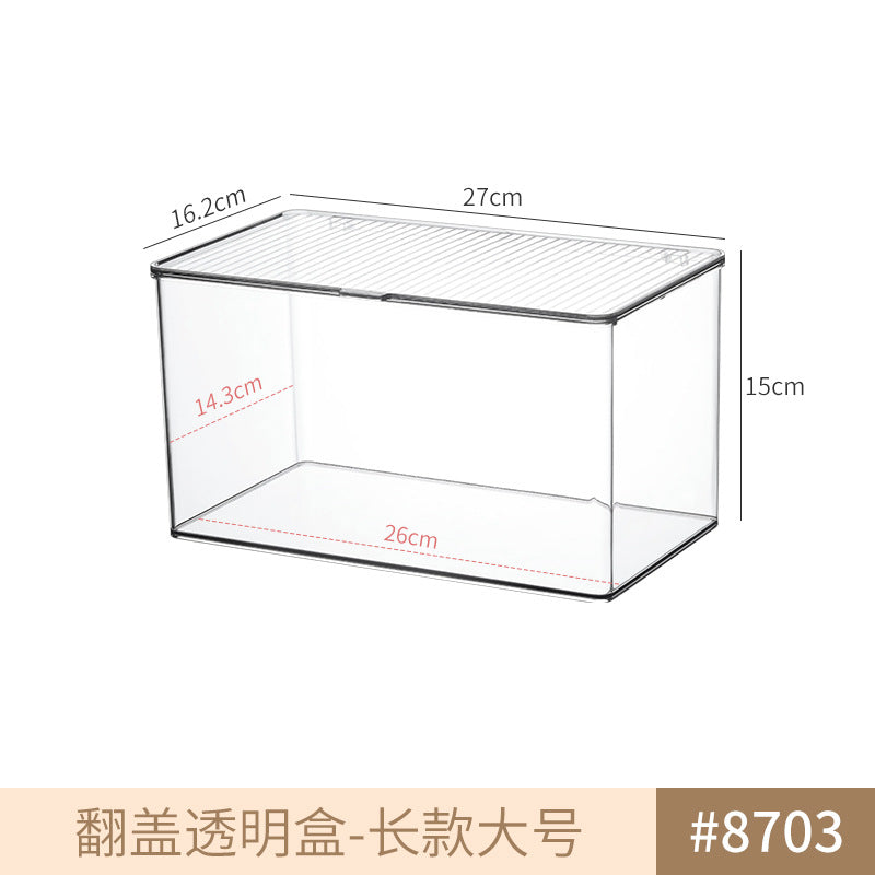 Makeup Cotton Swab Storage Box Makeup Remover Cotton Toothpick Line Acrylic Box Desktop Beauty Egg Cosmetics Storage Box