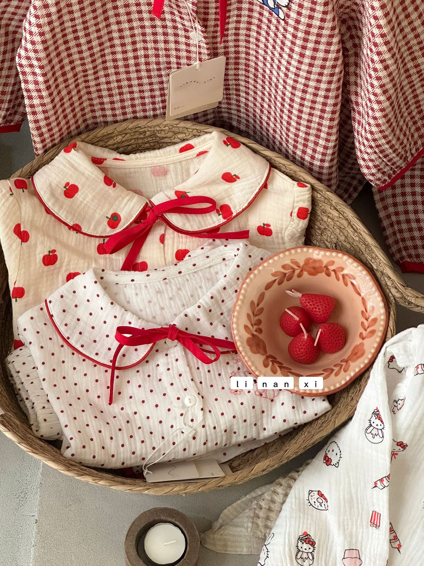 Princess Style Children's Lapel A-Class Cartoon Loungewear Set 2026 Spring New Baby Sweet and Cute Pajamas and Sleep Pants
