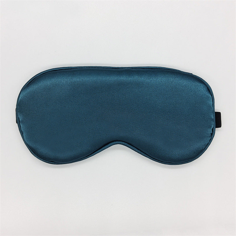 Cross-Border Eye Masks in Stock, Double-Sided Imitation Silk Sleep Wholesale, Blackout for Nap, Travel, Aviation, Full Blackout Eye Protection