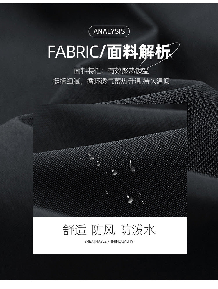 Woodpecker Assault down Cotton Jacket Men's Winter Thickeneded Warm Work Jacket Cotton Jacket New Hooded Winter Jacket