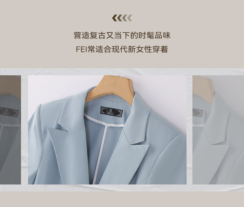 Cross-Border Professional Suit Set for Women, New Summer Manager Formal Wear, Interview High-End Short-Sleeved Thin Work Clothes for Spring