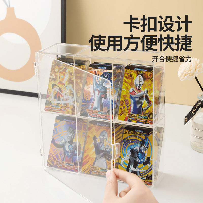 Blind Box Card Storage Box Acrylic Transparent Box Switch Ultraman Card Pokemon Yu-Gi-Oh Small Card