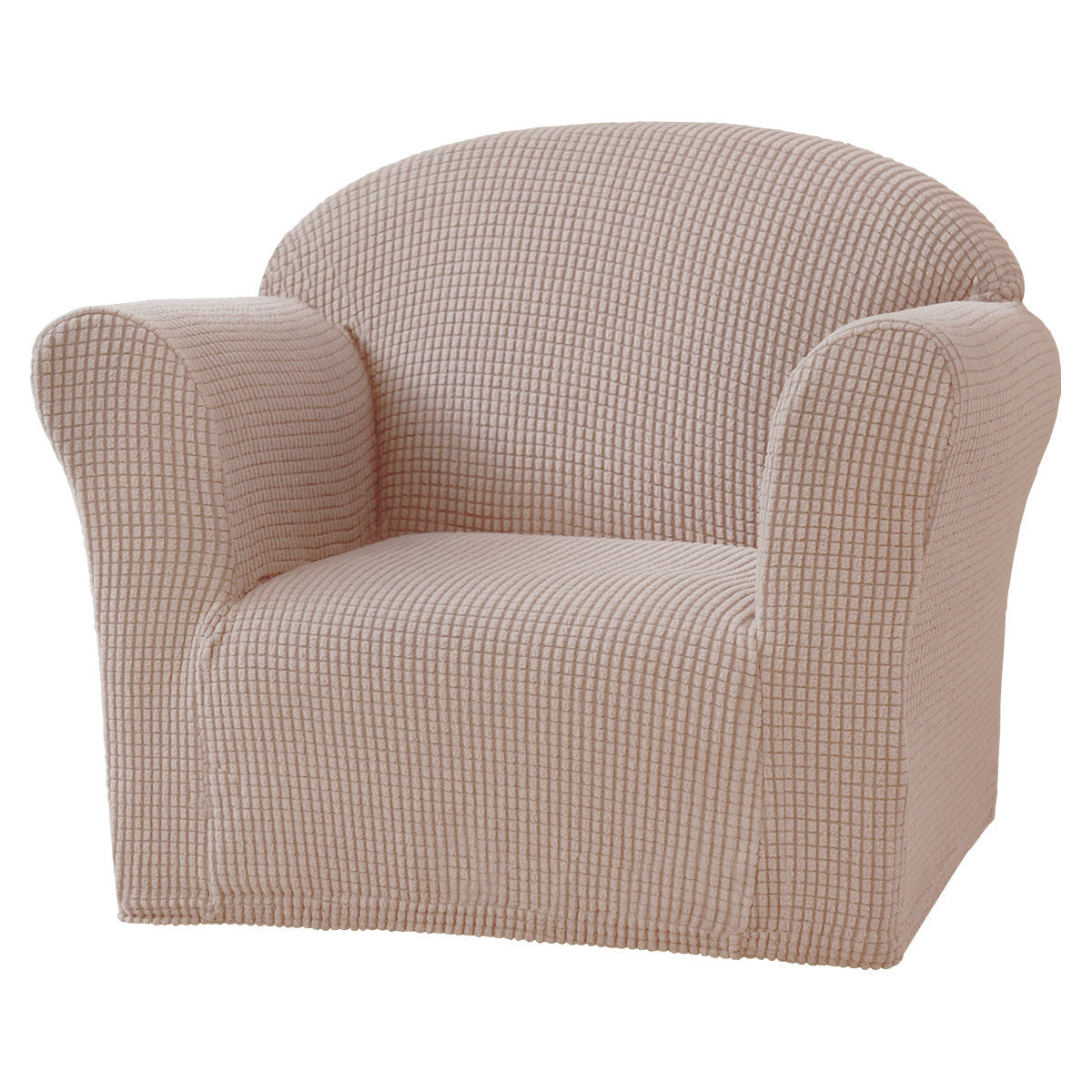Cross-border Exclusive Elastic Fleece Children's Sofa Cover Solid Color Simple Small Sofa Cover Baby Sofa Cover