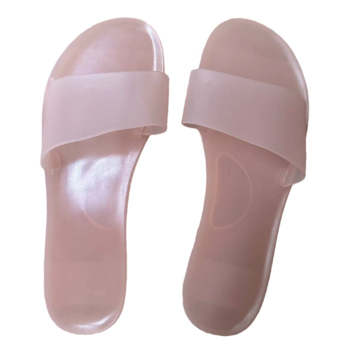 Cross-Border Large Size Crystal Shoes for Women to Wear at Home and Outside, Jelly Glue Sandals, Foreign Trade Wholesale Dropshipping