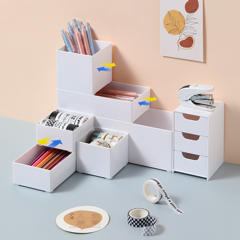 Mirror Cabinet Storage Box Bathroom Cosmetics Storage Rack Dressing Table Skin Care Product Mask Bathroom Desktop Organization Box