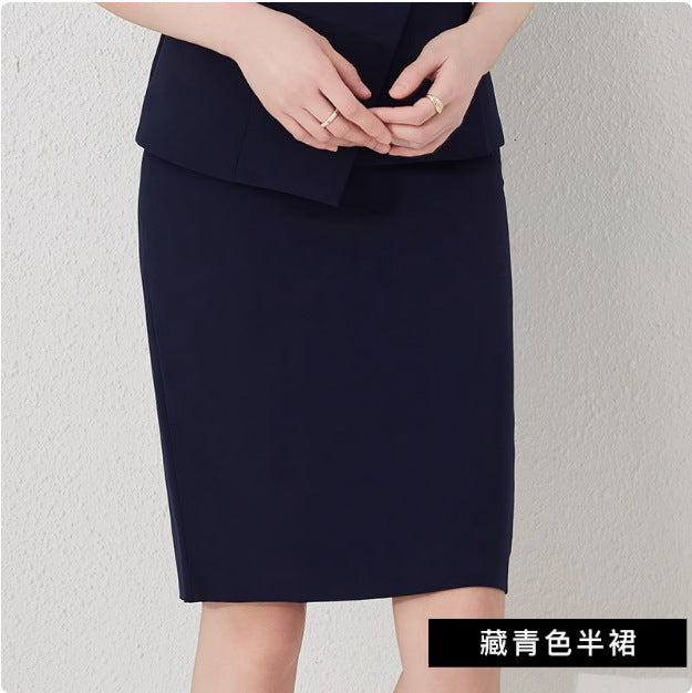 Aishangchen Sales Department Temperament Suit 2025 New Work Clothes Professional Business Short-Sleeved Suit Professional Wear