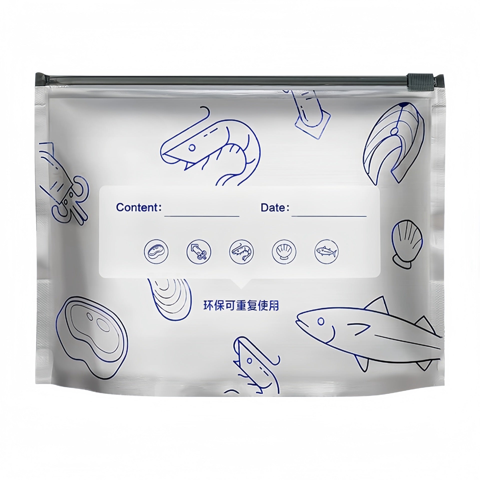 Manufacturer's Aluminum Titanium Foil Fresh-Keeping Sealed Bag Food Thickened Fresh-Keeping Bag Household Refrigerator Food Freezing Special Storage Bag