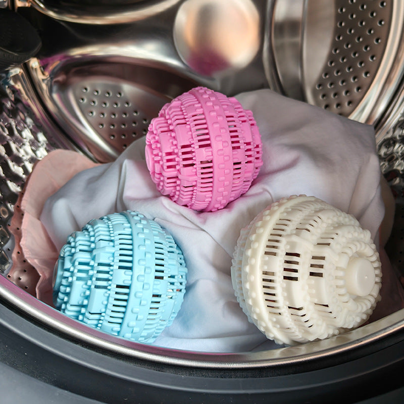 Laundry ball large size decontamination anti-winding washing ball washing clothes fragrance elasticity does not hurt clothes magic ball ceramic particles