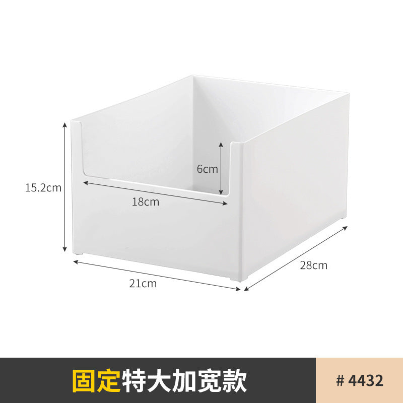 Multifunctional Household Kitchen Cabinet Storage Box Sundries Snack Storage Box Right Angle Storage Basket Cosmetics Storage Box