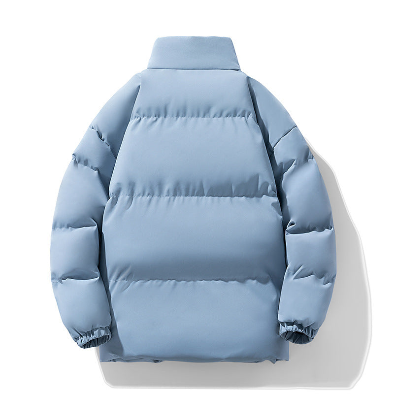 Cross-border foreign trade wholesale winter cotton-padded jacket male teenagers students thickened bread clothing trend warm cotton-padded jacket jacket male