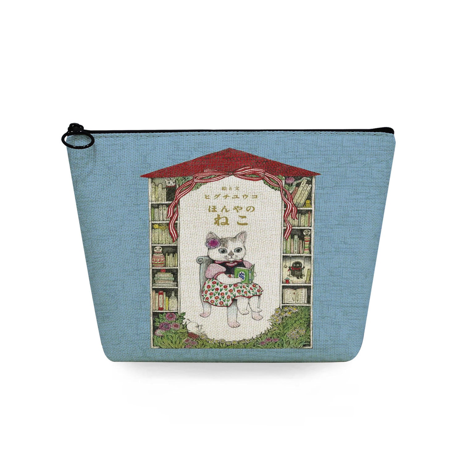 Fashion Cat printed cosmetic bag small travel portable wash bag printed logo skin care storage bag