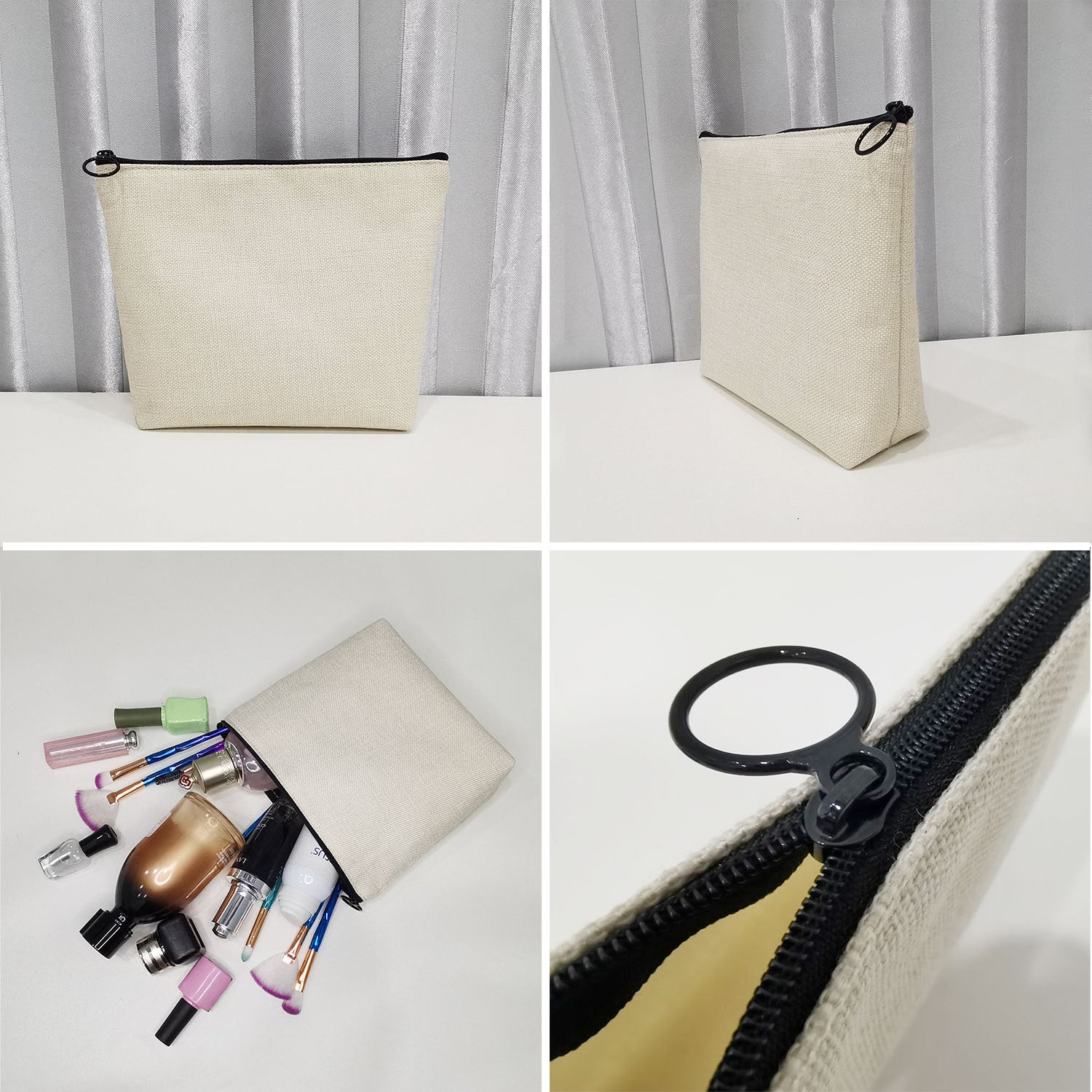Fashion Cat printed cosmetic bag small travel portable wash bag printed logo skin care storage bag