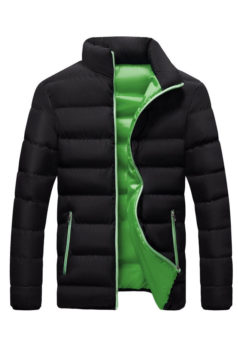 Original Foreign Trade Autumn and Winter Thickened Sports Cotton Jacket for Men, Stand Collar Cardigan, Outdoor Cotton-Padded Jacket, Casual Coat, Warm Cotton Clothing Wholesale