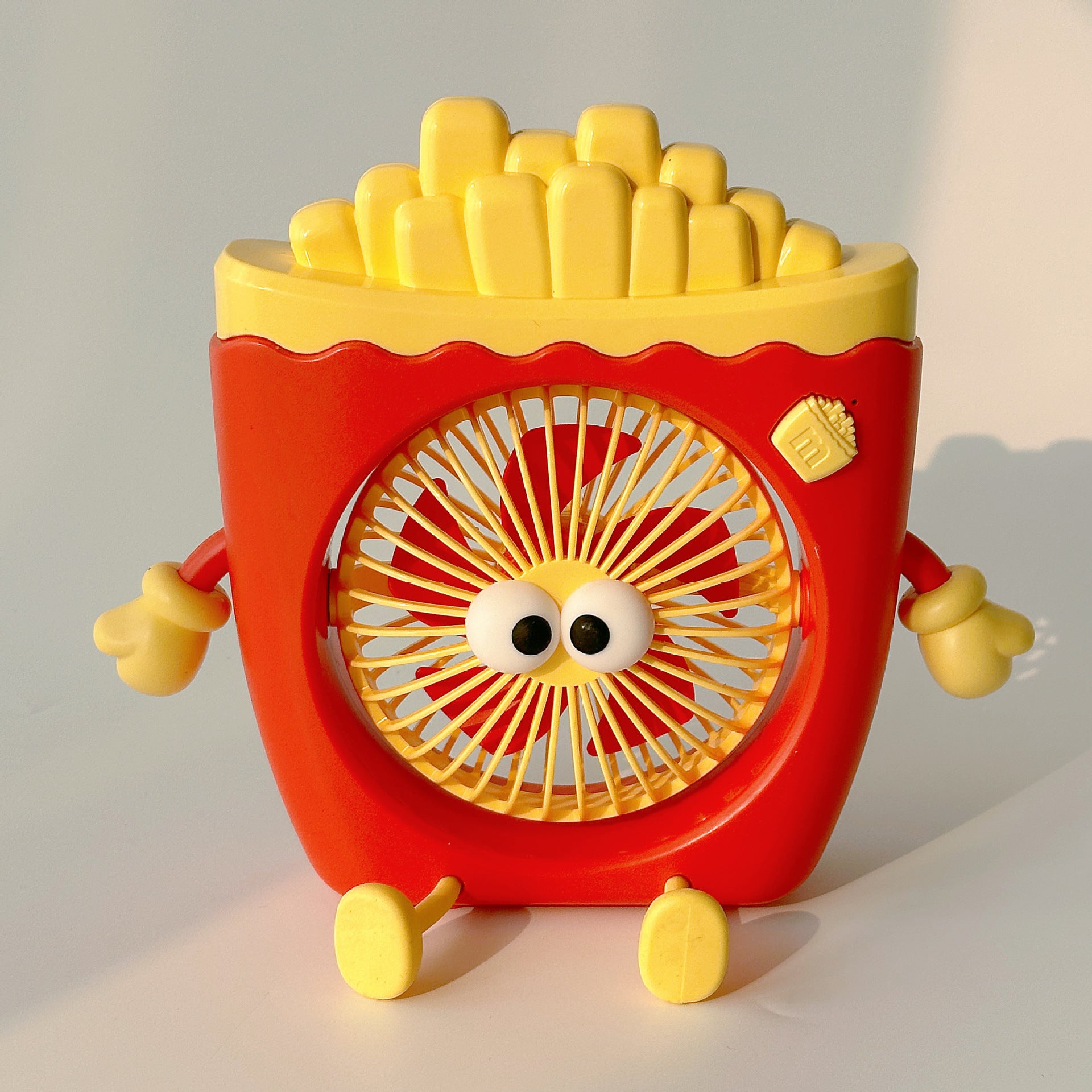 Food Toy Series Cartoon Electric Fan Summer Small Dormitory Fan USB Mini Fan Portable Handheld Fan
