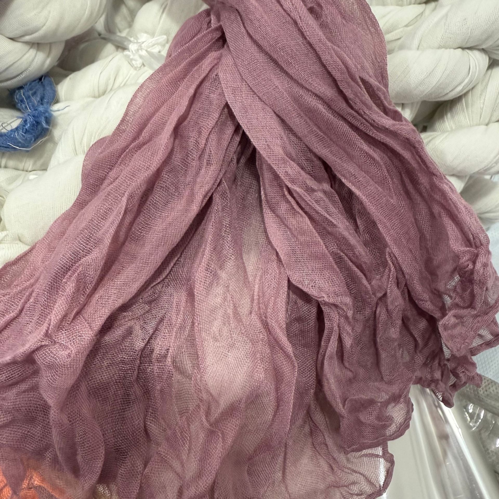 Bali Crepe Table Flag Foreign Trade Western Tablecloth Light Luxury High-End Wedding Party Decoration Pleated Table Flag Wholesale