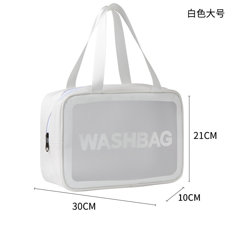 Cosmetic Bag in Ins Style, Large Capacity Women's Makeup Bag, Waterproof Toiletry Bag, Portable Travel Storage Bag, Popular Ins Style