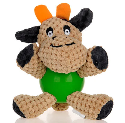 Pet Plush Toy, Durable Rubber Chew Toy for Dogs