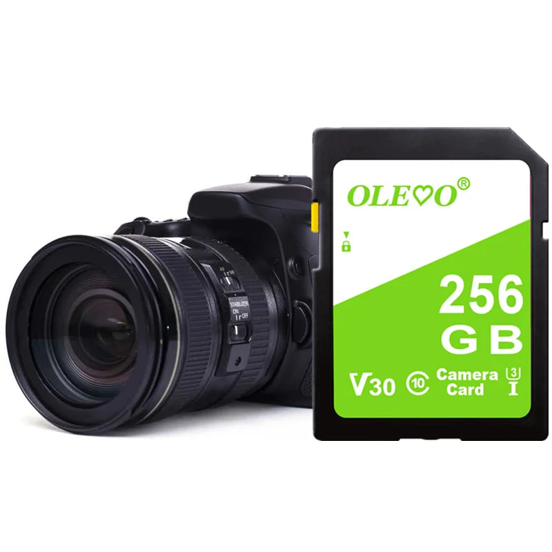 64GB Camera SD Memory Card 128GB 4K UHD Recoding, U3, Class10, V30, A1, 256GB 512GB SD for Camera, DVD