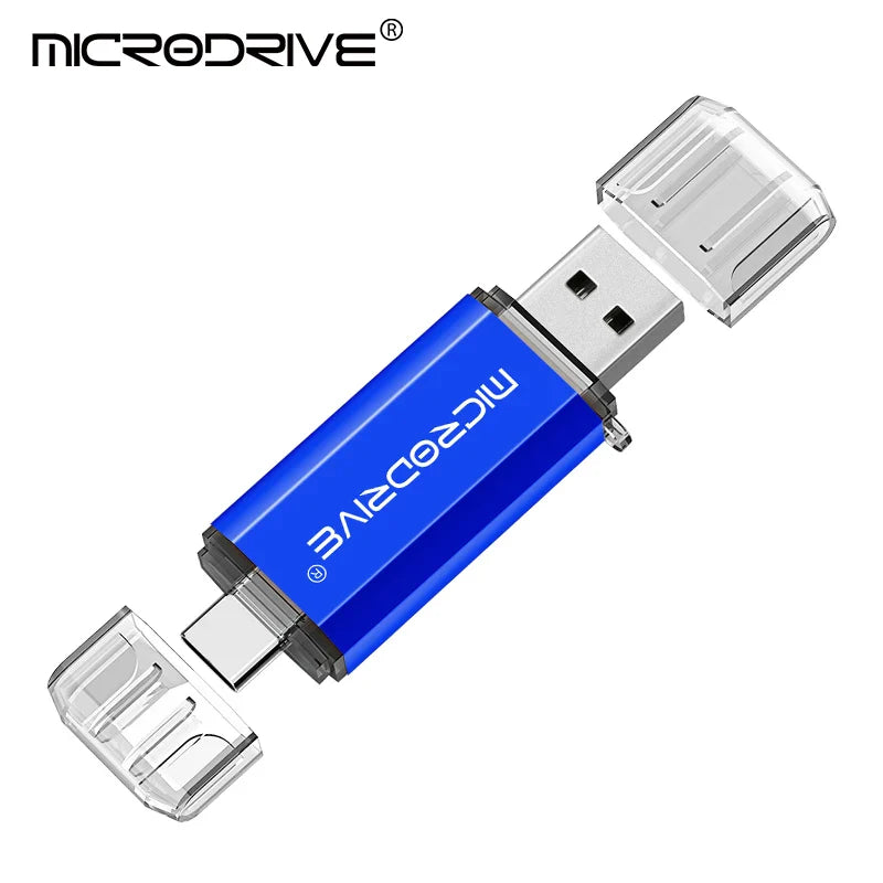 MicroDrive 2-in-1 Type-C OTG USB 2.0 Flash Drive 16GB/32GB/64GB/128GB