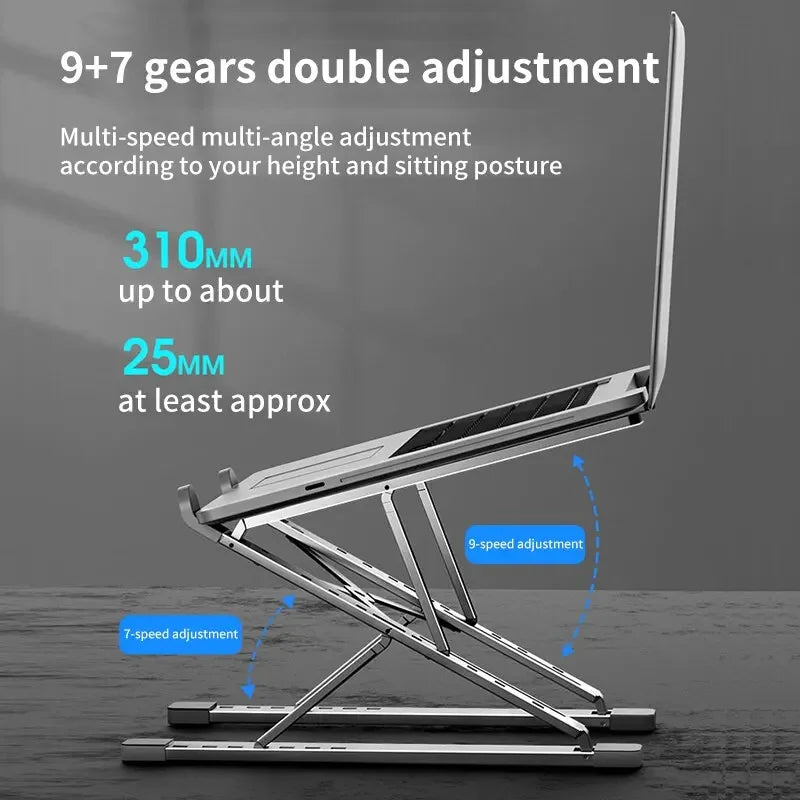 Laptop Stand Portable Bracket Aluminum Alloy For Macbook