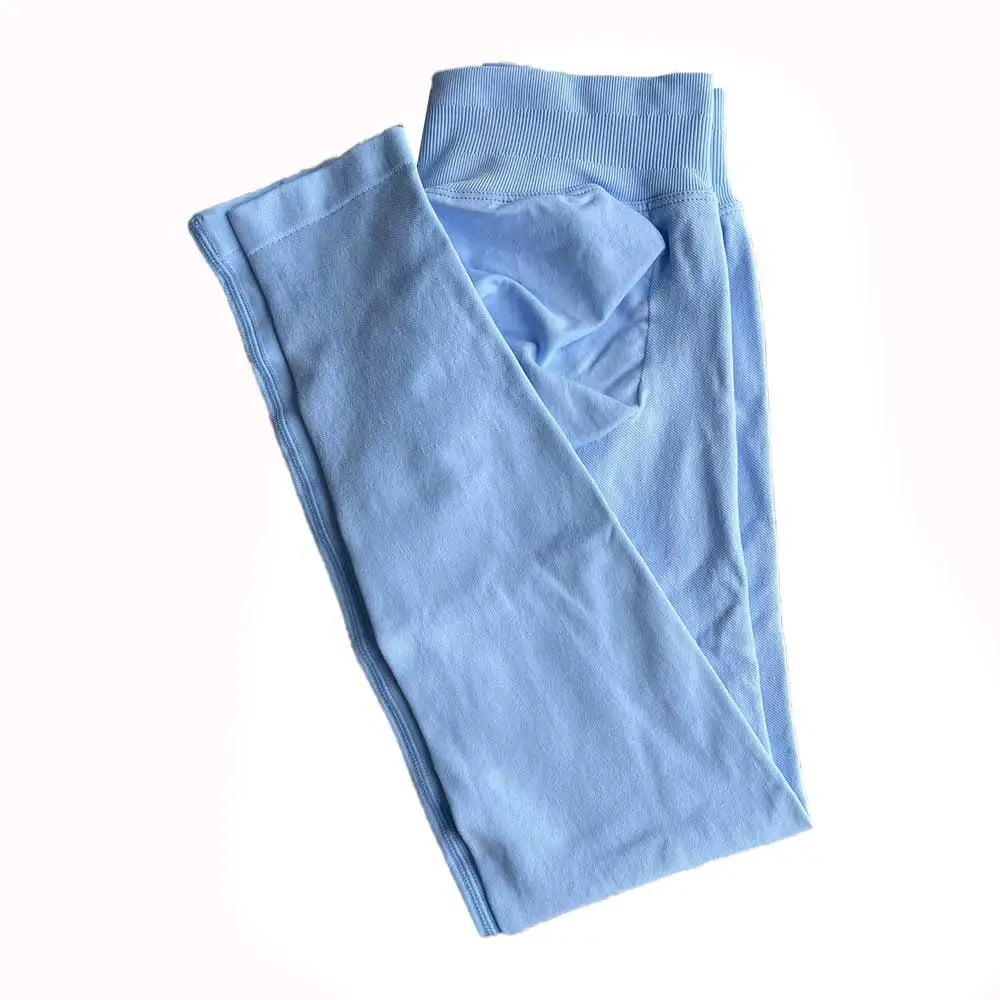 Leggings Women Dfyoga Seamless Sports Yoga Pants Low Ribbed Band Gym clothes Fitness Workout wear Scrunch Bum Tights