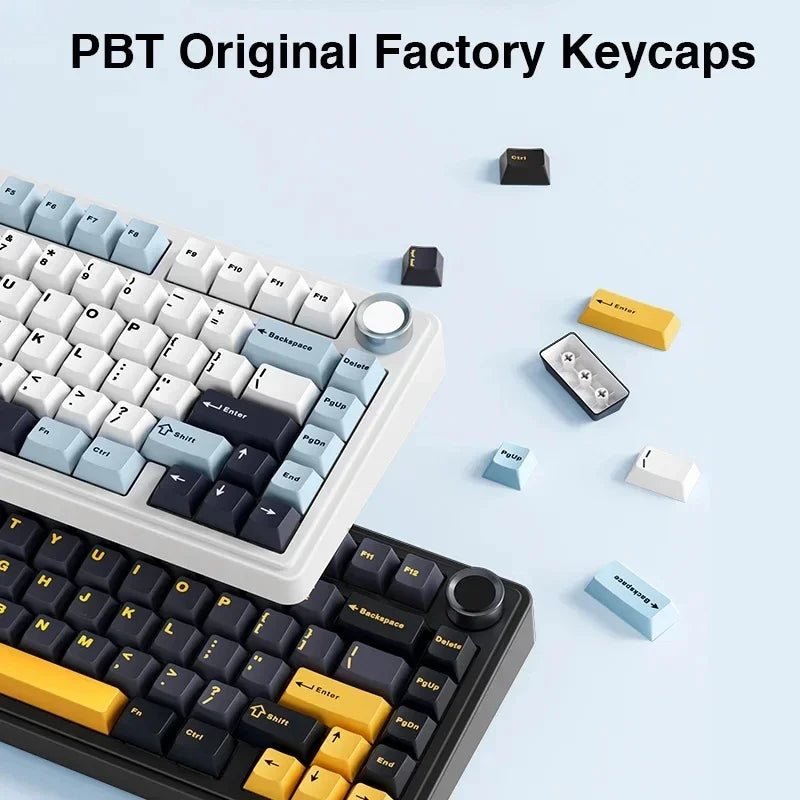AULA F75 2.4G Wireless/Bluetooth/Wired Gaming Mechanical Keyboard RGB Customized 75% Layout OEM Profile Gasket PC Game Keyboard