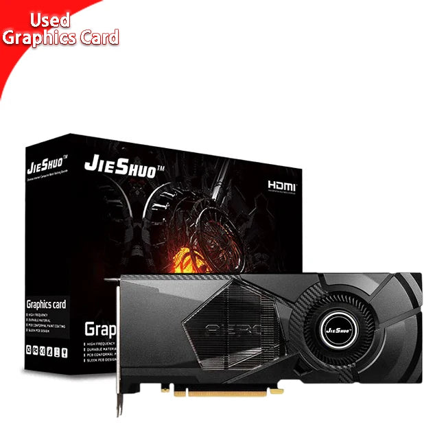 JIESHUO CMP 50HX 10GB Used Graphics Card 5Gddr6 for Server Case Computer GPU Nvidia High Quality Cmp