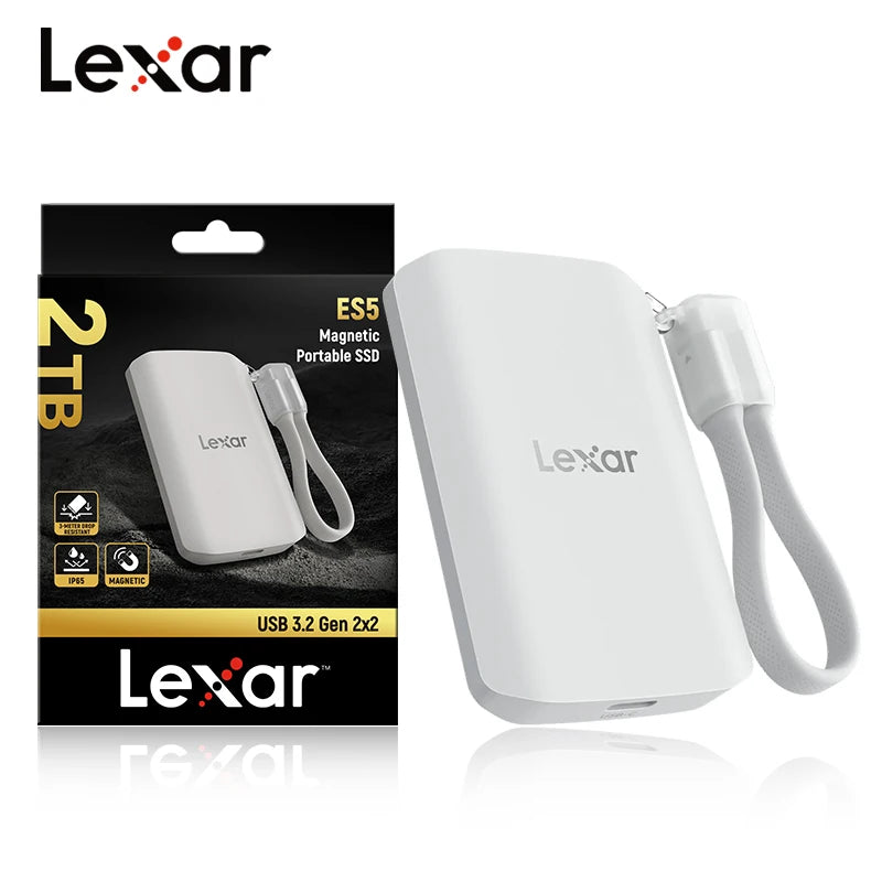 Lexar ES5 Magnetic Portable SSD Type-c USB3.2 PSSD