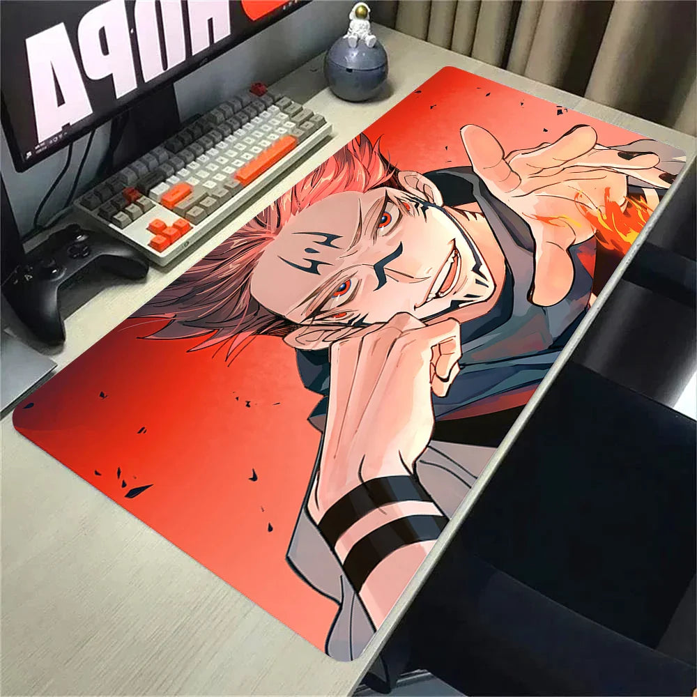 40x90CM Hot Anime Jujutsu Kaisen Large Mouse Pad Ryomen Sukuna MousePads Computer Gaming Peripheral Accessories Pc Desk Mat XXL