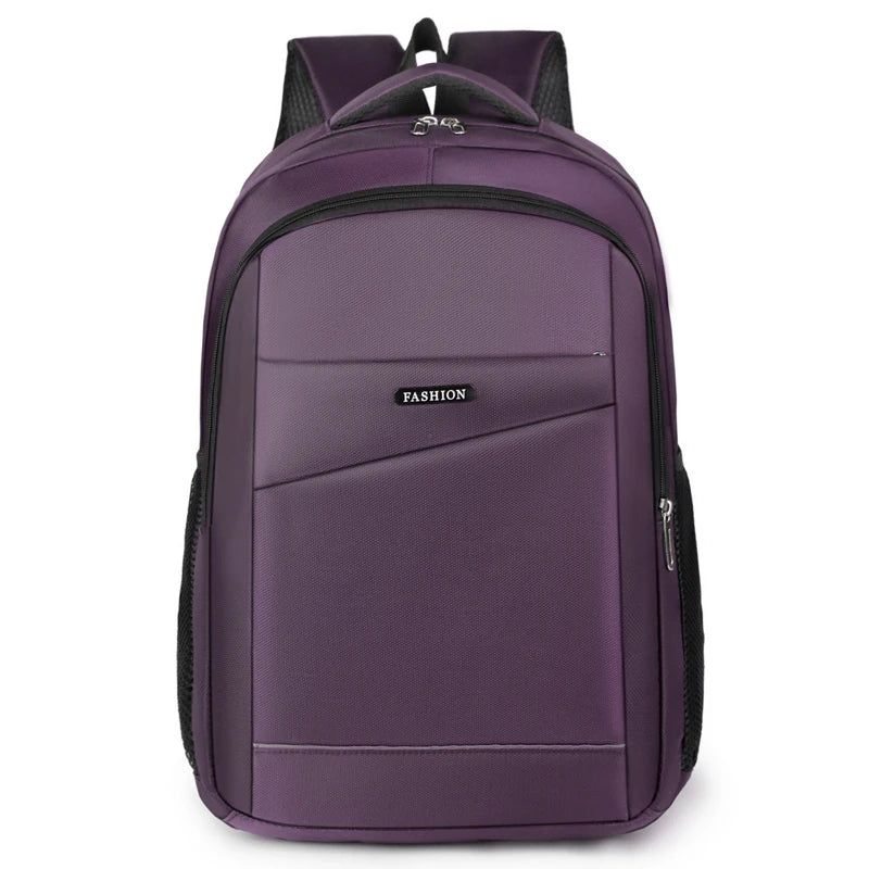 Large-capacity backpack - made of durable fabric, with zipper closure, suitable for professional laptop bags, travel backpacks,