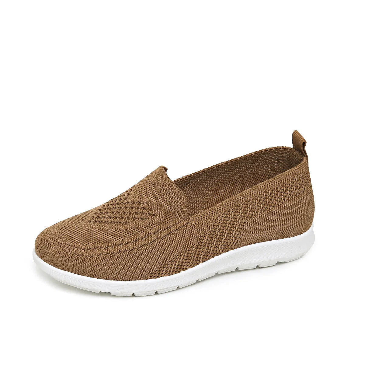 Women’s Casual Slip-On Shoes Breathable Flat Chunky Sole