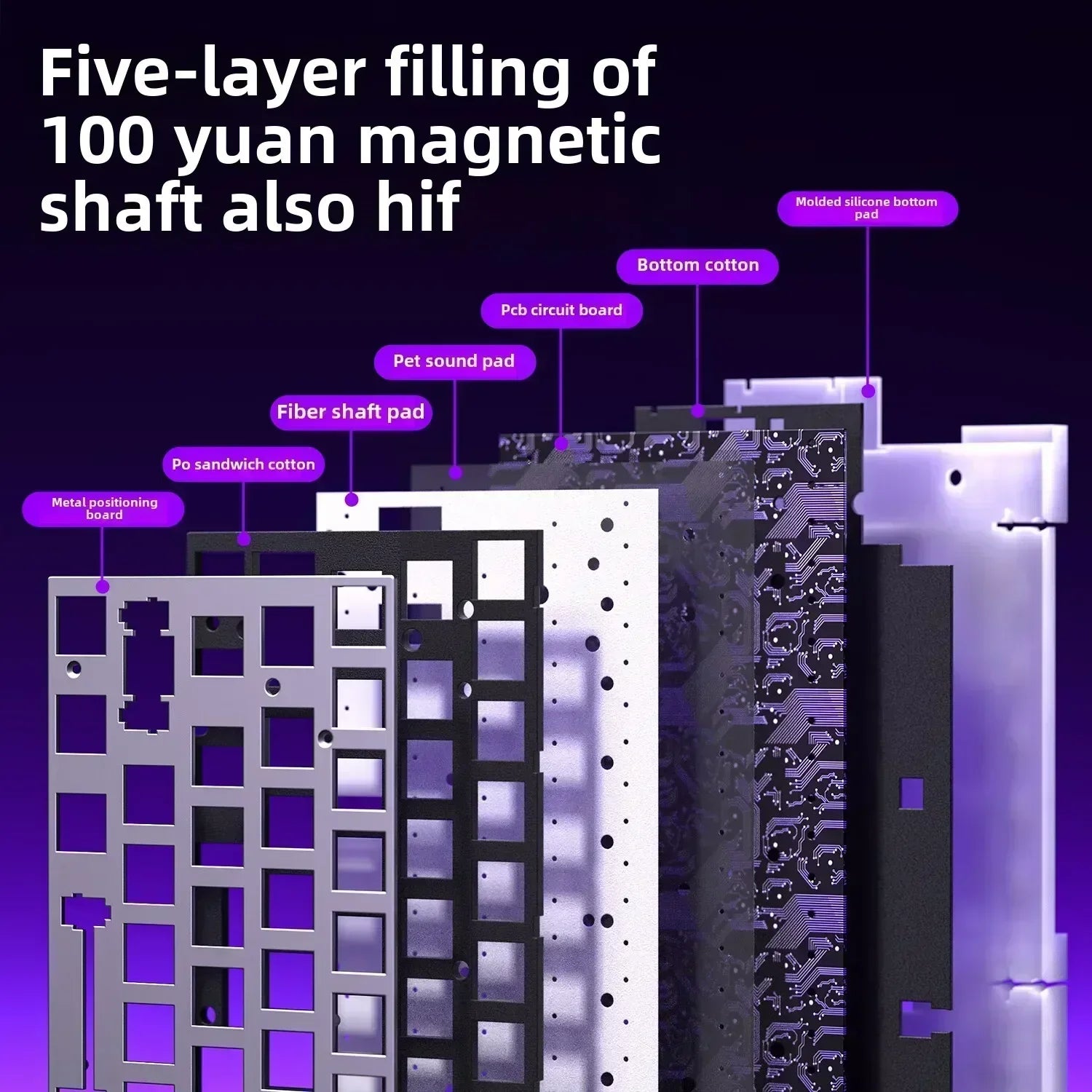 New AULA HERO 68HE/ULTRA INSTOCK Magnetic Switch Gaming Keyboard&Mouse E-sport Custom Mechanical Wired Keyboard Accessories