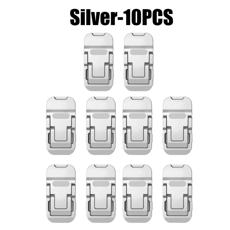 Fashionable Mini Portable Laptop Stand plastic Invisible Heightening Foot Pad Laptop Stand Foldable Desktop Tablet Stand