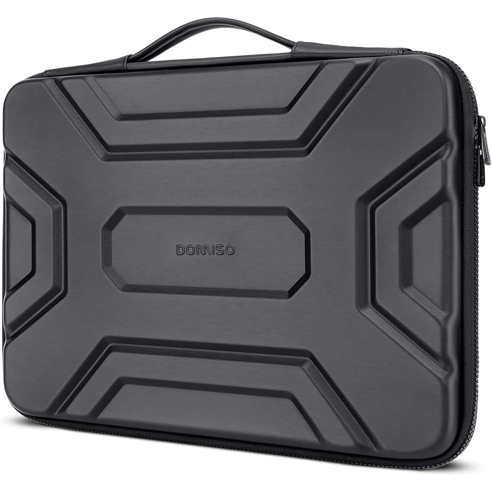 13 14 15.6 17 inch Laptop Sleeve Shoulder Bag Shockproof Computer Bag Waterproof EVA Protective Carrying Case Black