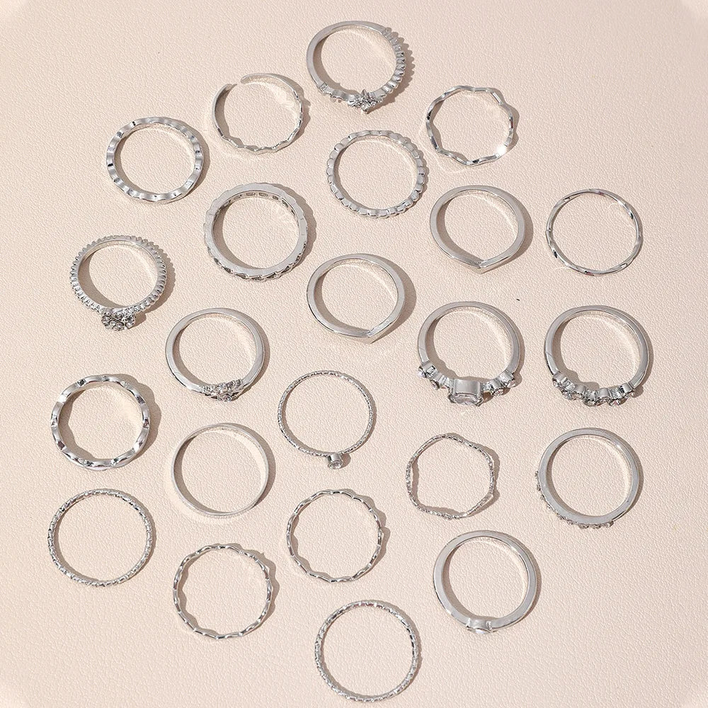 Fashion Knuckle Rings Set