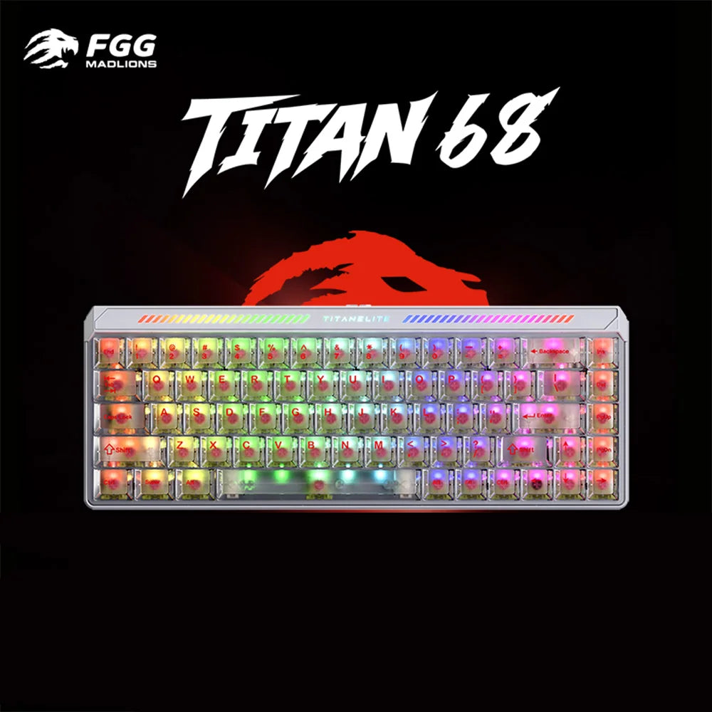 FGG Madlions TITAN68 Turbo 68 - Key Gaming Keyboard with Hall Effect Magnetic Switches