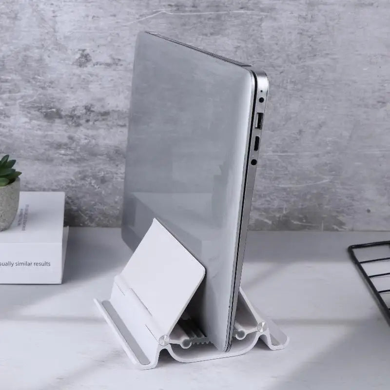 1Pc Vertical Laptop Stand Heat Dissipation Non-slip Silicone Gravity Holder