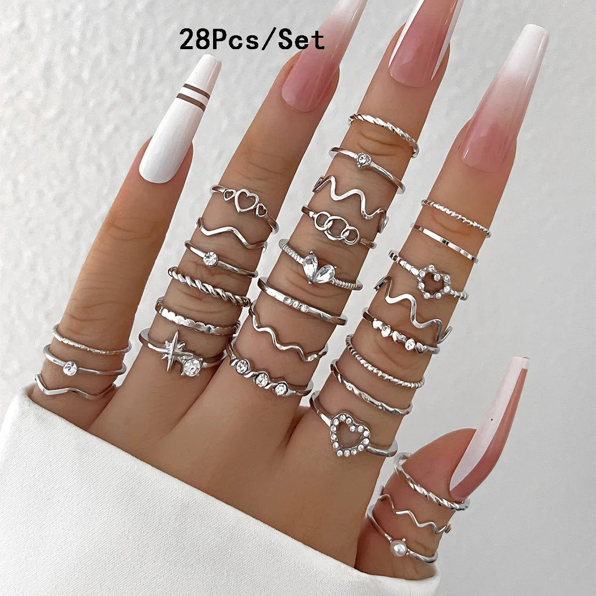 Fashion Knuckle Rings Set