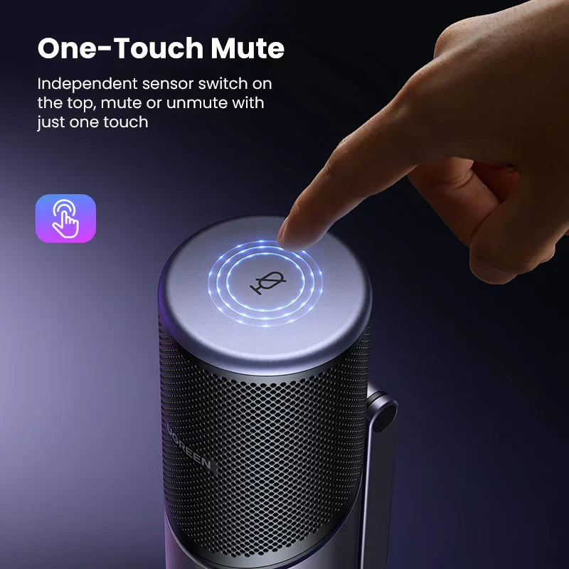 UGREEN USB Microphone with RGB Modes Professional Condenser Mic